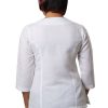 MINC Angelic Embroidered Top in White Linen