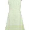 MINC Petite Spring Garden Girls Dress in Green Khadi Cotton