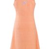 MINC Petite ecofashion Summer Love Girls Short Dress in Orange Khadi Cotton