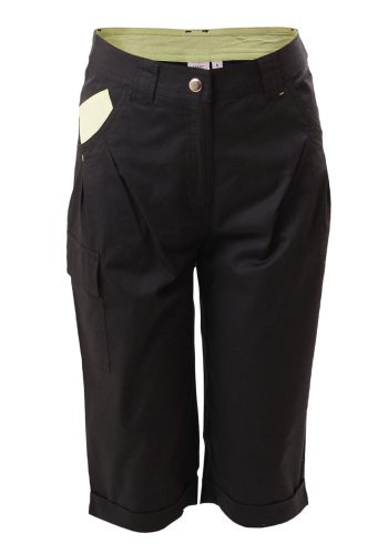 Jet Set Girls Shorts in Black Cotton