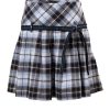MINC Petite Preppy Girls Short Skirt in Blue Checks