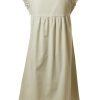MINC Petite Spring Garden Girls Summer Dress in Striped Green Cotton Voile