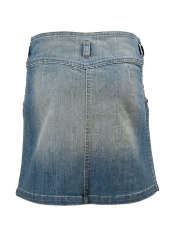 Arizona Falls Knee Length Girls Skirt in Blue Denim
