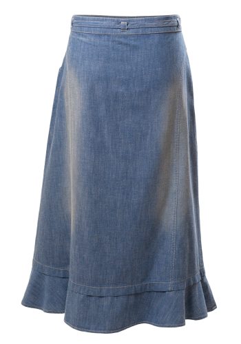 Chic Downtown Detroit Girls Denim Skirt