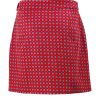 Holly Berry Girls Knee Length Skirt in Red Printed Cord