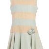 MINC Petite Preppy Two-Tone Girls Dress in Khadi Cotton