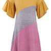 MINC Petite Tropical Wave Girls Short Dress in Khadi Cotton