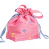 MINC Accessory Embroidered Silk Potli Bag in Lotus Pink