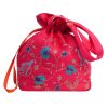 MINC Couture Embroidered Silk Potli Bag in Fuchsia