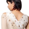 MINC Padmini Hand Crafted Blouse in Ivory Silk