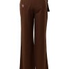 MINC Petite Sweet Pea Girls Trousers in Brown Cotton Linen