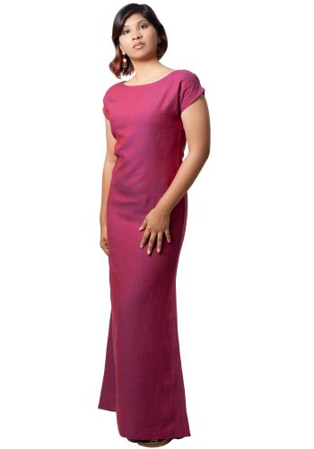 MINC ecofashion Sugar Plum Ankle Length Linen Dress
