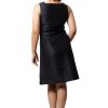 MINC Little Black Cowl Neck Dress in Silk