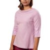 MINC womens ecofashion clothing store Classic Cowl Neck Short Top in Lotus Pink Khadi Cotton
