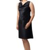 MINC womens ecofriendly clothing store Little Black Cowl Neck Dress in Silk