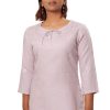 MINC Classic Lavender Embroidered Linen Tunic