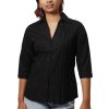 MINC Ecofashion Classic Black Polka Cotton Shirt