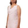 MINC Ecofashion Sleeveless Linen Tunic in Lotus Pink