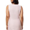 MINC Ecofashion Womens Sleeveless Linen Tunic in Lotus Pink