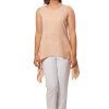 MINC Ecofriendly Fashion Handkerchief Hem Tunic in Beige Khadi Cotton