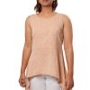 MINC Handkerchief Hem Tunic in Beige Khadi Cotton