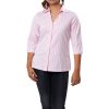 MINC Office Wear Classic Striped Pink Cotton Shirt