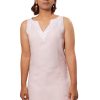 MINC Sleeveless Linen Tunic in Lotus Pink