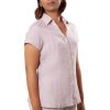 MINC eco friendly couture Classic Pleated Shirt in Lilac Linen