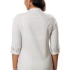 MINC eco friendly smart casuals Classic Short Top in Aqua Khadi Cotton