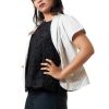 MINC ecofashion Classic Black on White Pinstripes Cotton Summer Jacket