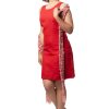 MINC womens clothing store Stephanie Short Dress In Bright Red Linen