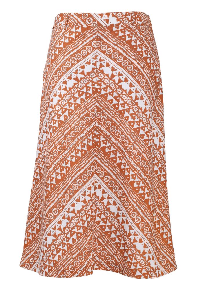 MINC Long Skirt in Printed Cotton