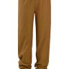 MINC Yellow & Red Striped Handloom Cotton Drawstring Pants