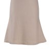 MINC ecofashion Knee Length A-Line Skirt in Off-White Linen