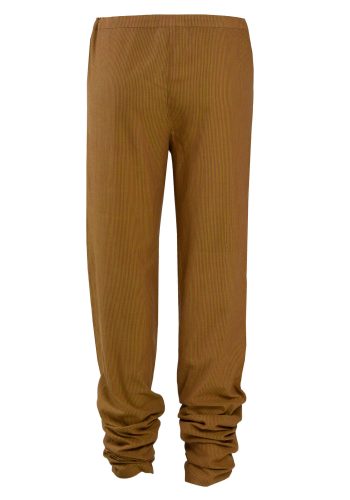 MINC ecofashion Yellow & Red Striped Handloom Cotton Drawstring Pants