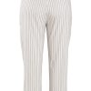 MINC Black on White Pinstripe Summer Capri