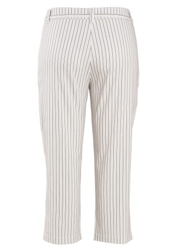 MINC Black on White Pinstripe Summer Capri