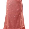 MINC Petite Desert Rose Embroidered Girls Skirt in Khadi Cotton