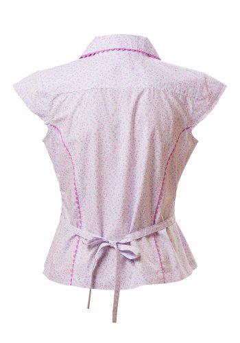 MINC Petite Ditsy Floral Girls Top in Printed Cotton