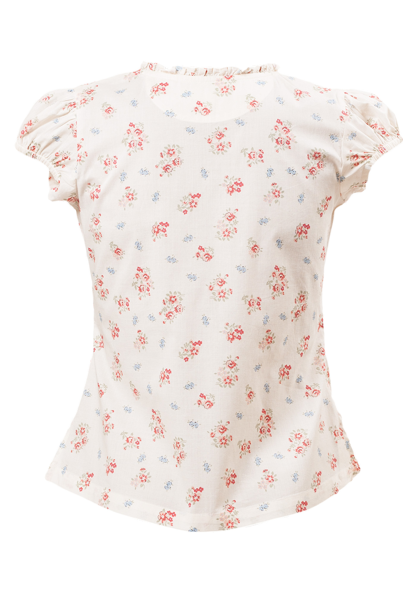 MINC Petite Gathered Yoke Girls Top in Printed Cotton