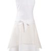 MINC Petite Girls Embroidered Fairy Dress in White Cotton Linen and Silk