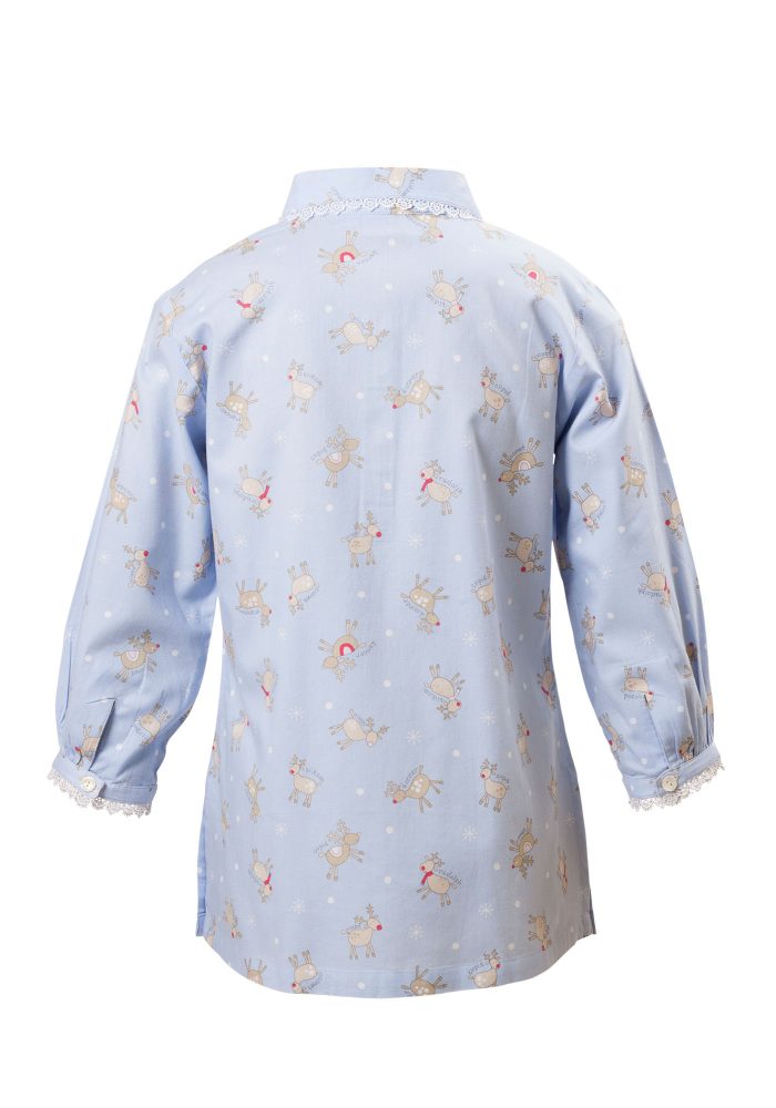 MINC Petite Girls Sleepwear Top in Printed Cotton