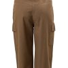 MINC Petite Nutmeg Girls Shorts in Brown Ribbed Cotton Cord