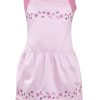 MINC Petite Princess Pink Girls Short Dress in Cotton Satin