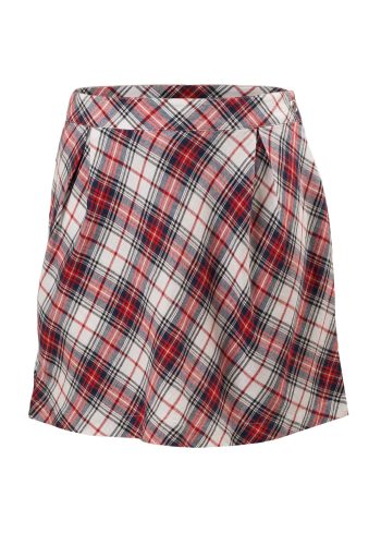 MINC Petite Tartan Girls Skorts in Red, White and Blue Yarn Dyed Cotton Checks