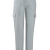 MINC eco friendly fashion womens Cargo Style Woven Cotton Trousers in Sky Blue