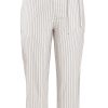 MINC ecofashion Black on White Pinstripe Summer Capri