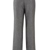 MINC ecofashion Pleated Linen Trousers in Frost Grey