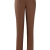 MINC ecofashion Womens Narrow Trousers in Brown Linen