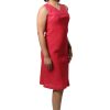MINC Couture Pamela Short Dress In Fuchsia Linen